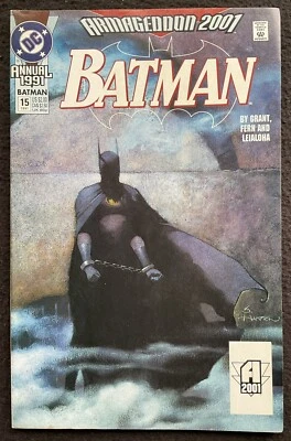 BATMAN ANNUAL - 15, 1991, Joker, Penguin, Catwoman, Killer Croc, DC, VF+, USA - Image 1 of 4