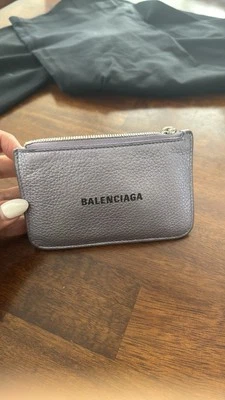 正品 Balenciaga 硬币盒 卡套 紫丁香卡夹 — 第 1/4 张图片