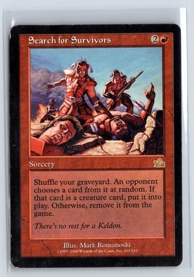 (2x) SEARCH FOR SURVIVORS – MTG Magic the Gathering Card – Prophecy – Rare - Image 1 of 4
