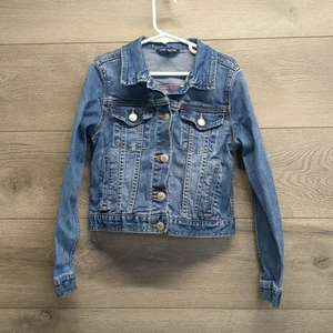 Calvin Klein Jeans Denim Jacket Girls Size 8/10 Medium - Picture 1 of 8