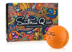 Saintnine Q Soft 3 Piece Orange Color Golf Balls - Picture 1 of 1
