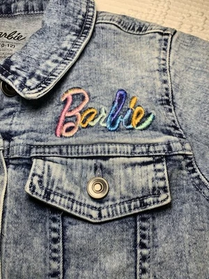 Girl’s L (10-12) Barbie Denim Jacket Girl Revolution  - Image 1 of 4