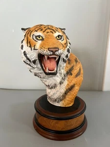 Figurina Franklin Tigre Siberiana 1990 come nuova di Jay Matternes su base alta 10" - Foto 1 di 9