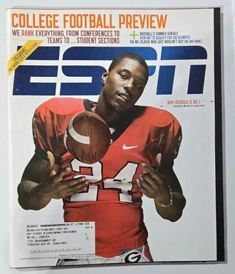 2008 AUGUST 25 ESPN THE MAGAZINE - KNOWSHON MORENO COVER - PB 203B - Image 1 of 2