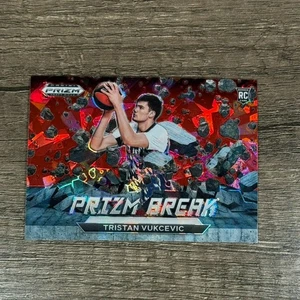 Tristan Vukcevic #14 RC Prizm Break Red Ice Prizm 2023 Panini Prizm Draft Picks - Picture 1 of 2