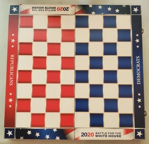 2020 Battle for the White House Wooden Chess Board (No Pieces) New - Picture 1 of 5