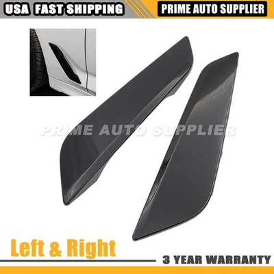 1Pair Gloss Black Fender Duct Trim 51747439013 Fits For 2017-20 BMW G30 5 Series - Image 1 of 4