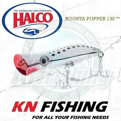HALCO ROOSTA Popper 135 Hartköder Angeln Thunfisch Amberjack GT Kingfish...