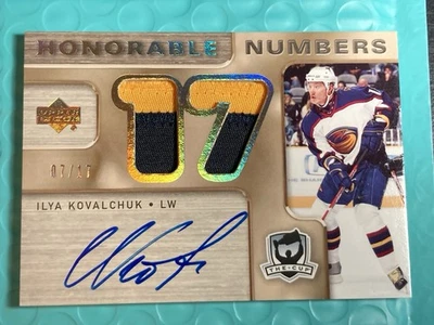 2005-06 Upper Deck The Cup Números Honorables SSP #'ED 7/17 ILYA KOVALCHUK KHL Foto 1 de 2