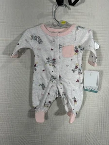 Nuevo para dormir tejido Disney Girls LS a presión hasta 5 libras - Imagen 1 de 6