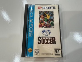 FIFA International Soccer (Sega CD, 1994) CIB Complete w Manual + Reg + Foam NM~