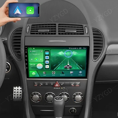 9" For Mercedes Benz SLK-Class 2004-2010 Android 14 Carplay Car Stereo Radio GPS Foto 1 de 4