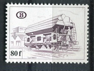 BELGIUM; 1980 early Railway Parcel Post issue MINT MNH Unmounted 80Fr. - Picture 1 of 1