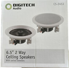 Digitech In-Ceiling 2 Way 17cm Speaker with Swivel Tweeter CS2453