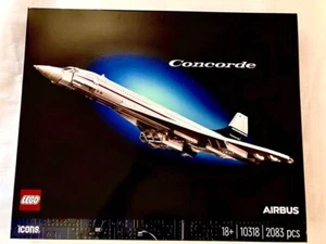 LEGO Icons Airbus Concorde 2023 Model 10318 Airplane 2083 - Picture 1 of 3