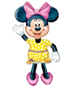 Minnie Mouse 54" Jumbo Airwalker Foil Balloon Party Decorating Birthday - Picture 1 of 5