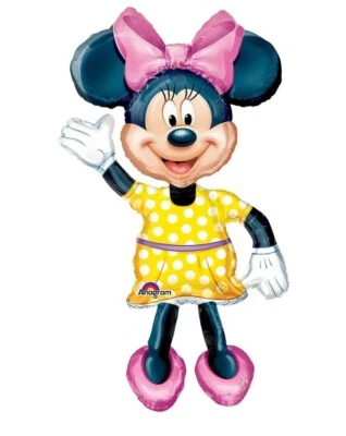 Minnie Mouse 54" Jumbo Airwalker Foil Balloon Party Decorating Birthday - Image 1 of 4