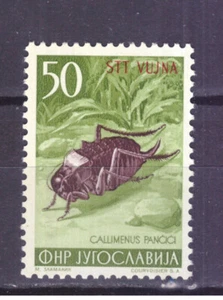 BRIEFMARKEN Triest Zone B 1954 Tiere 50 d. MNH ** SAS109 - Bild 1 von 1