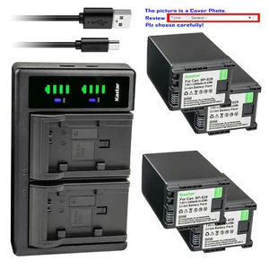 Kastar Battery LTD2 Charger for Canon BP-820 BP-828 & Canon XA20 Video Camera - Picture 1 of 11