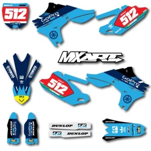 Kit Gráficos Yamaha YZF 450 2010 2011 2012 2013 BOOST STYLE Kit Pegatinas Calcomanías - Imagen 1 de 9