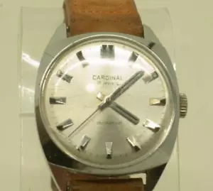 ESTATE WATCH:CARDINAL AUTOMATIC GENTLEMANS; WRISTWATCH RUNNING RF:8866T - Picture 1 of 4