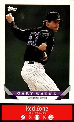 1993 Topps Traded - #16T Gary Wayne NM Set Break. - Image 1 of 2