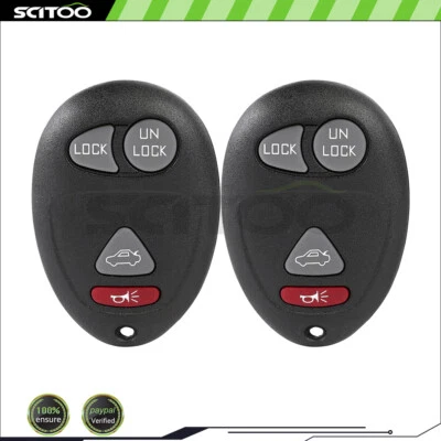 2 para 2001 2002 2003 2004 2005 Buick Century entrada sin llave mando a distancia L2C0007T Foto 1 de 4