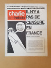 CHARLIE HEBDO N ° 1    IL N'Y A PAS DE CENSURE  EN FRANCE