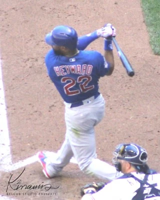 Jason Heyward Chicago Cubs Original Action Pic J-Hey Var Sizes & Options 2018 - Image 1 of 4