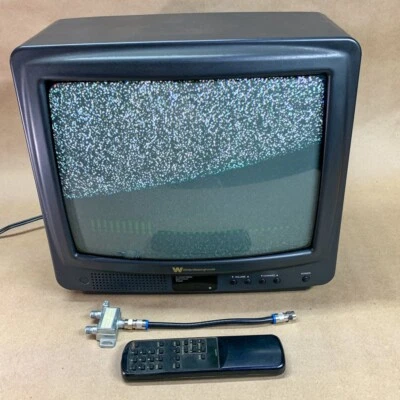 White-Westinghouse WT-1300 13" Retro Gaming CRT TV with Remote Tested & Working - Image 1 of 4