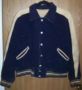 Chaqueta Letterman de Lana de Colección Bloomfield NY High School c1950 - Imagen 1 de 9