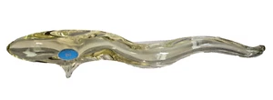 MCM Zelezny Brod Miloslav Janku Glass EEL Pale Lemon Czech Republic SKLO ZBS - Picture 1 of 8