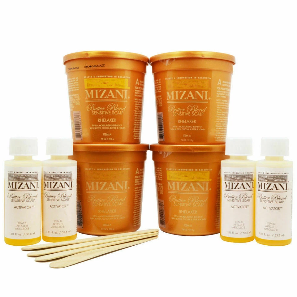 Mizani Butter Blend Sensitive Scalp Relaxer Rhelaxer 1 or 4 Applications KIT - Image 1 of 1
