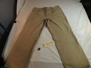 AXIST Canvas Khaki JEAN Pants Men's SIZE - 40 X 32 EUC 100% Cotton - Picture 1 of 9