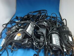 Lot of 10 Genuine HP 65W AC Adapters 18.5V 3.5A 7.4MM 609939-001 Black Tip