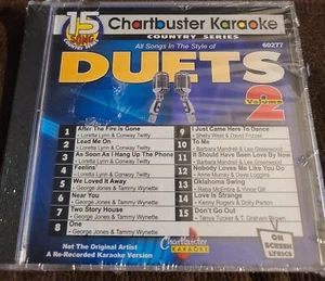 Chartbuster Karaoke Country Duets Vol 2 CB60277 CDG Twitty Wynette Gill Parton - Foto 1 di 2
