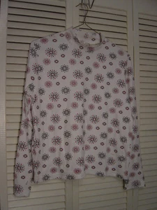WOMEN'S "BAXTER WELLS"  TURTLE NECK LONG SLEEVE WHITE PULLOVER SZ PETITE LG - Picture 1 of 4