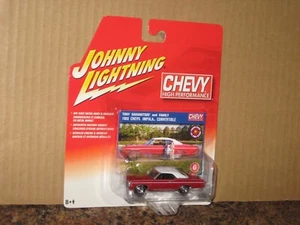 Johnny Lightning 1969 Chevy Impala Convertible '69 High Performance Red - Picture 1 of 2