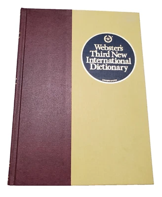 Merriam Webster's Third New International Dictionary Unabridged 2002 w/ CD - Image 1 of 4