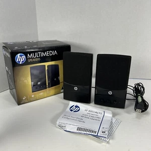 ***Open Box*** HP Multimedia Speakers (Model# GL313AA) - Afbeelding 1 van 5