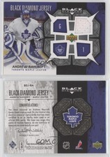 2007-08 Upper Deck Black Diamond Jerseys Andrew Raycroft #BDJ-RA