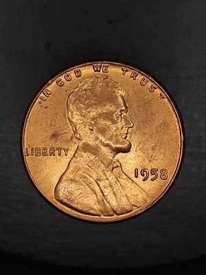 1958 1C RD Lincoln Cent/uncirculated#40 - Image 1 of 3