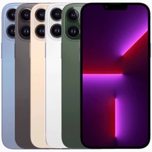 Apple iPhone 13 Pro Max A2484 128GB 256GB 512GB Unlocked Smartphone - Very Good - Picture 1 of 10