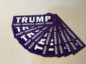 Donald Trump for President 2020 Keep America Great  Bumper Sticker 10 Pack - Picture 1 of 1