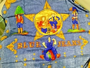 Gianni Versace Silk Shawl - Country & Western Denim & Gold - Picture 1 of 2
