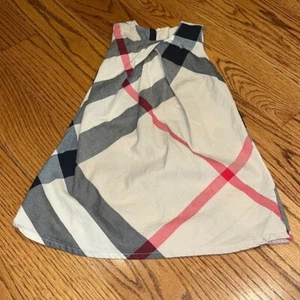 Burberry Girl’s Check Dress Size S - Picture 1 of 6