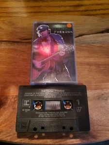 VINTAGE TAPE CASSETTE Neil Young Freedom - Picture 1 of 2