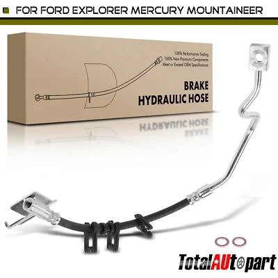 Mangueira hidráulica de freio para Ford Explorer Mercury Mountaineer 2002-2005 dianteira esquerda - Imagem 1 de 4
