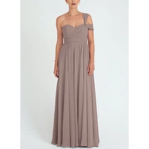 Jenny Yoo Mira Convertible Chiffon Gown, Wisteria, 2 - Picture 1 of 8