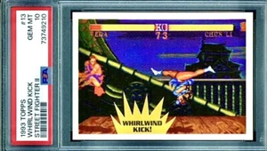 PSA 10 RC Chun Li 1993 Topps Street Fighter II Horizontal vs Vega Rookie POP 2 - Picture 1 of 3